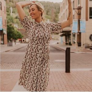 Jessica Robertson by Roolee floral knee length dress